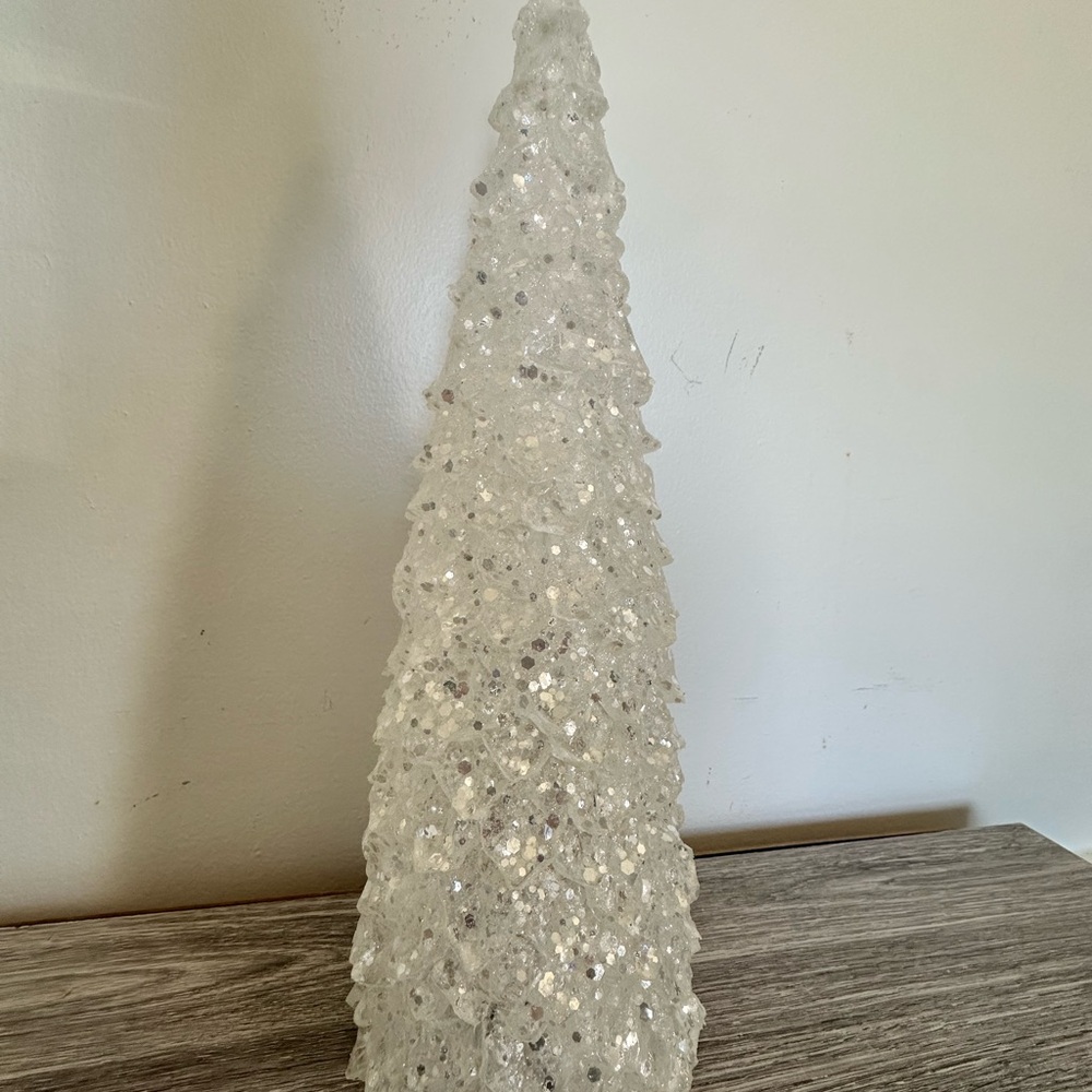 Sparkling White Decorative Tree